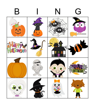 HALLOWEEN BINGO Card