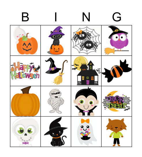 HALLOWEEN BINGO Card