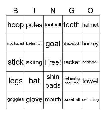 :) Bingo Card