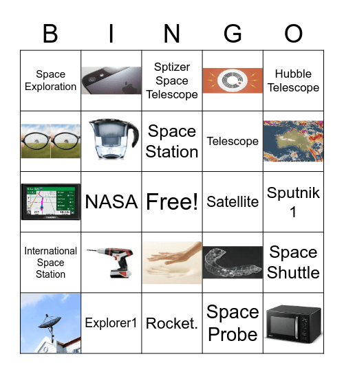 Space Exploration Bingo Card