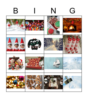Holiday Bingo Card