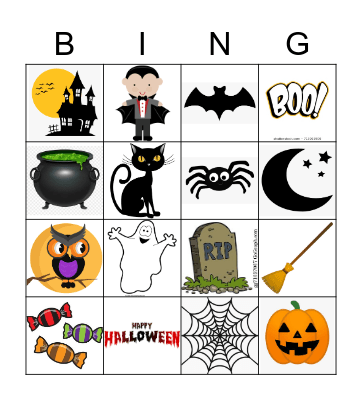 DPL Halloween Bingo Card