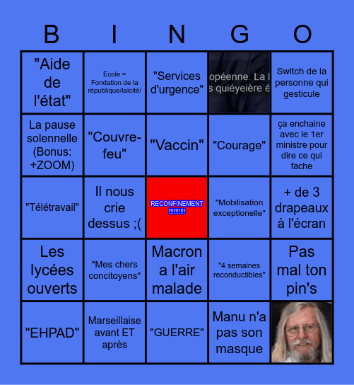 MANU ÉCLATE NOUS ÇA Bingo Card