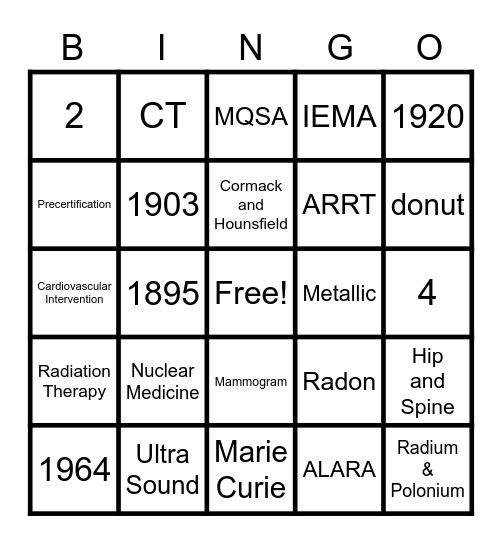NRTW Bingo 2020 Bingo Card