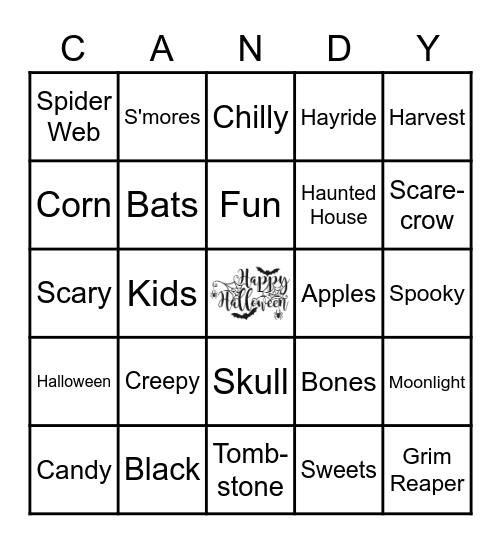 Halloween Bingo Card
