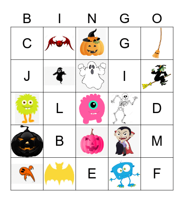 HALLOWEEN Bingo Card