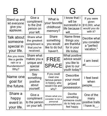 SOCIAL BINGO Card