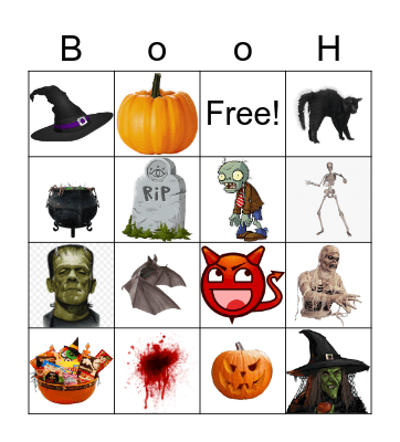 Halloween Bingo Card