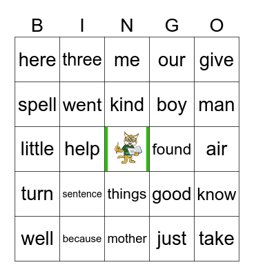 Fry Sight Words:  2nd 100 Words Bingo Card