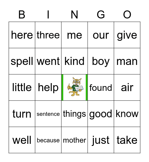 Fry Sight Words:  2nd 100 Words Bingo Card