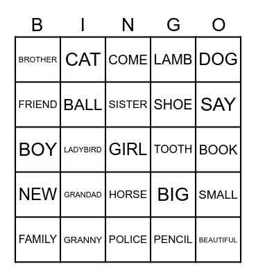 UNIT  2 (1) Bingo Card