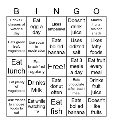 BING-grOw! Bingo Card