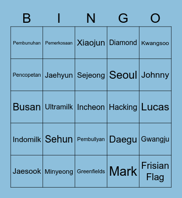 chloijulia Bingo Card