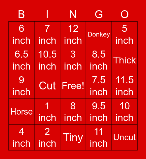 BOARD 6 Bingo Card