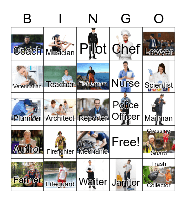Career Bingo Card