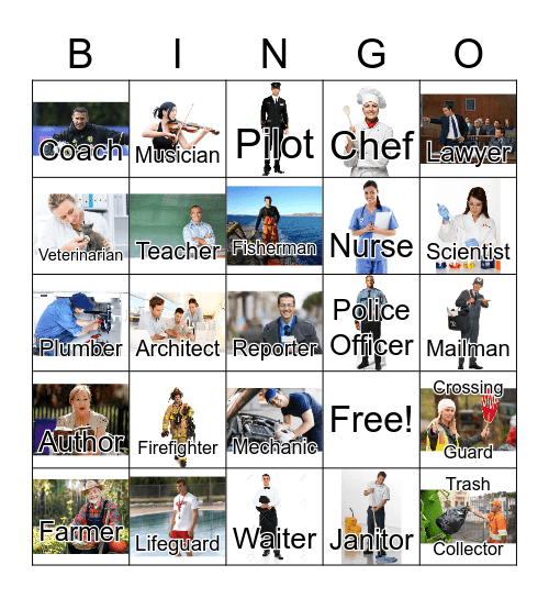 Career Bingo Card