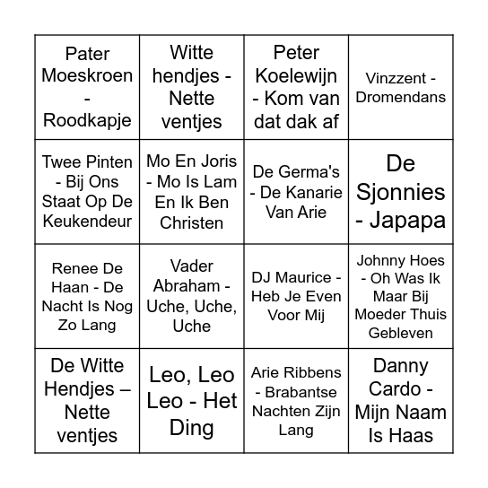 CARNAVALS Bingo Card