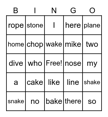 Halloween BINGO! Bingo Card