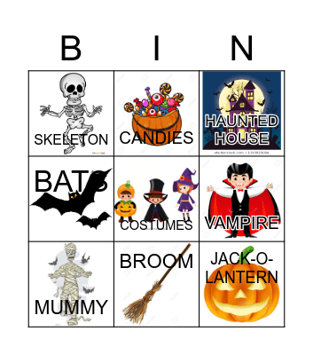 HALLOWEEN BINGO Card
