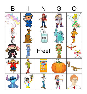 Trunk or Treat Bingo Card