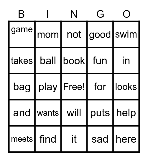 Untitled BingoFwords from Friends Bingo Card