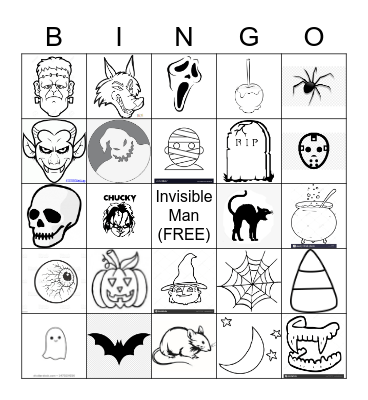 Happy Halloween! Bingo Card
