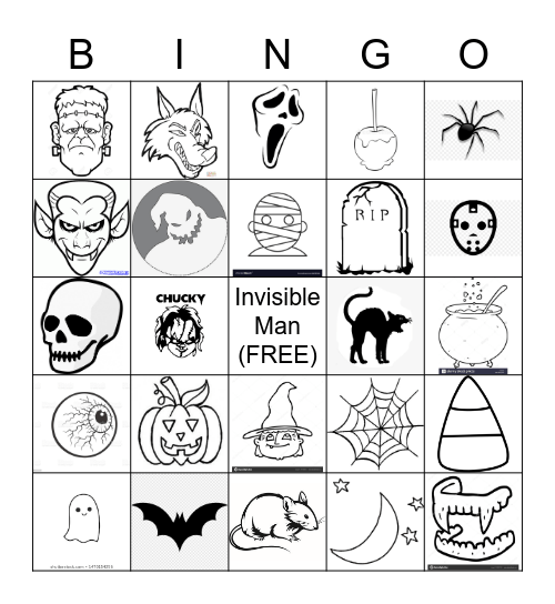 Happy Halloween! Bingo Card