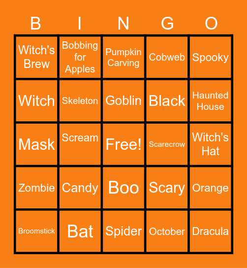 HALLOWEEN BINGO Card