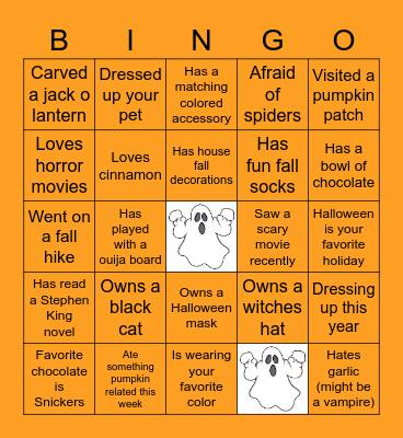 TM Halloween Bingo Card