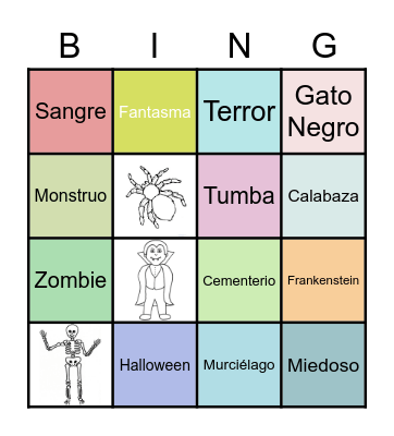 HALLOWEEN Bingo Card