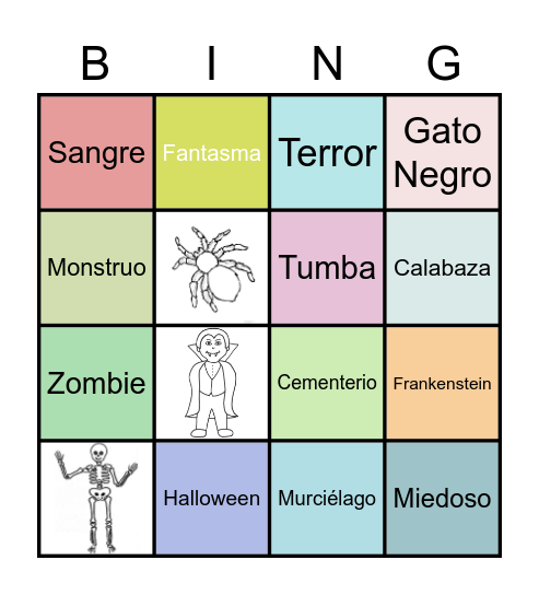 HALLOWEEN Bingo Card