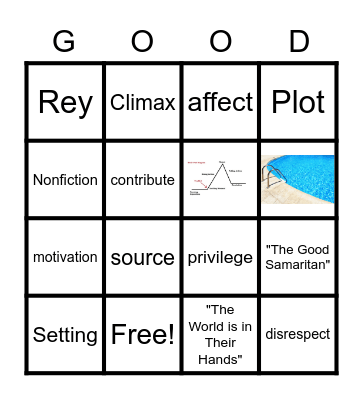 Unit 1 Cluster 1 EDGE Level B Bingo Card
