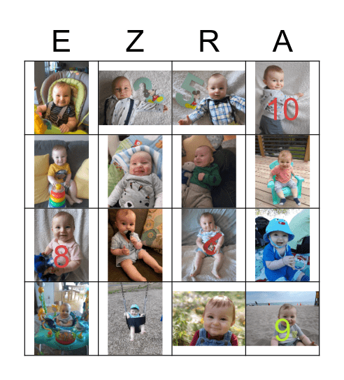Birthday Bingo Card