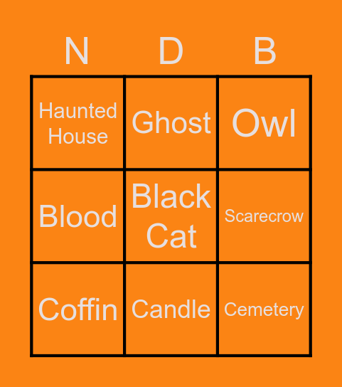 Link-O-Ween Bingo Card