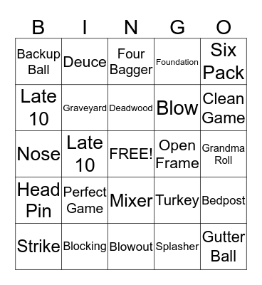 THE KINGPINS Bingo Card