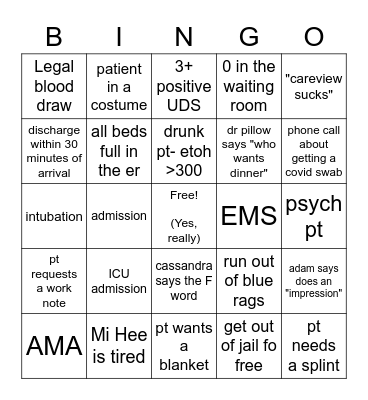 HALLOWEEN BINGO Card