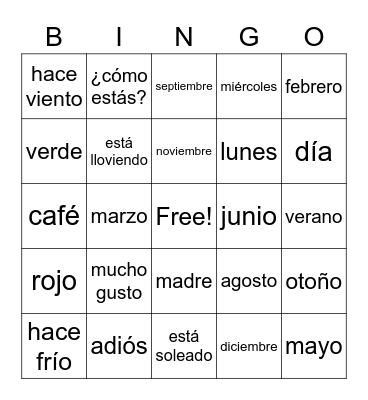 Q1 Bingo Card