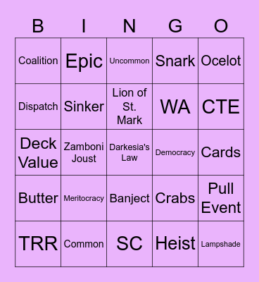 Halloween Round 3 Bingo Card
