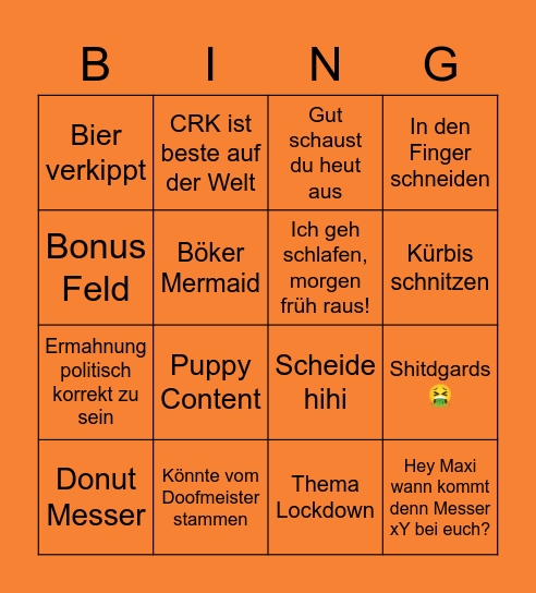 ASW Digitaler Stammtisch Bullshit Bingo Card