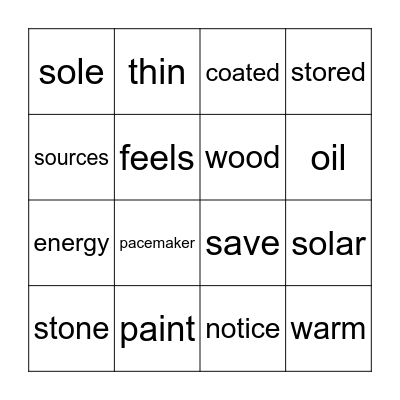 2.7 Stories 2 and 3 Bingo Card