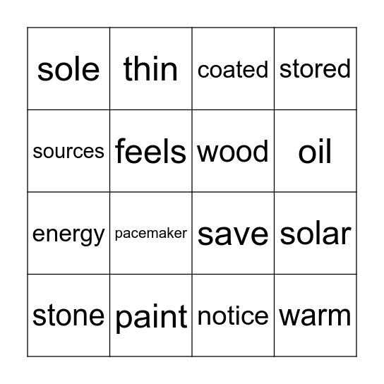 2.7 Stories 2 and 3 Bingo Card