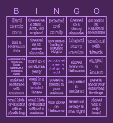 🎃👻𝕭𝖎𝖓𝖌𝖔 (meme gc style) Bingo Card