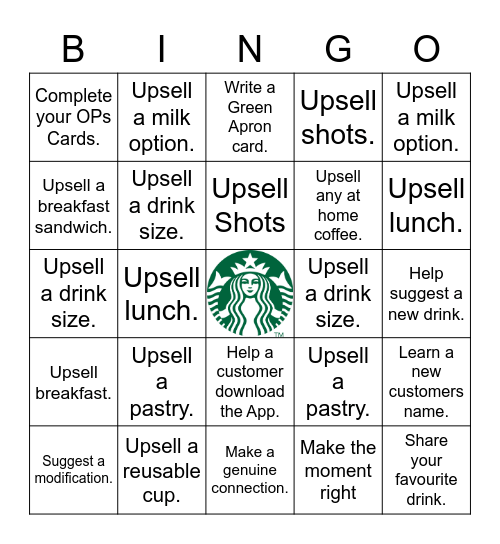 POS Bingo Card