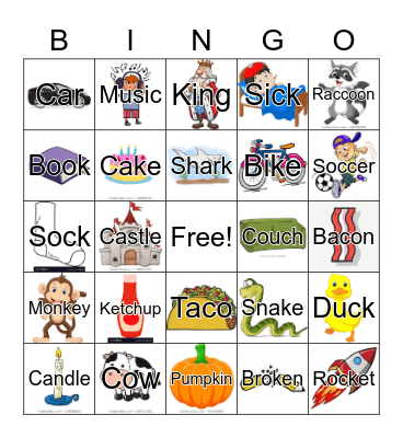 K BINGO Card