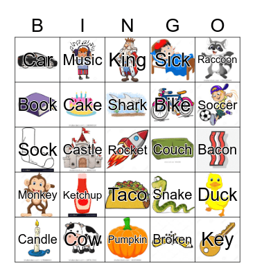 K BINGO Card