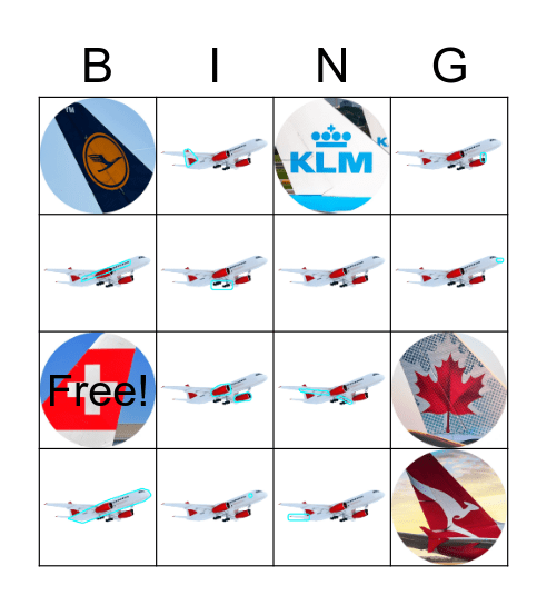 Air Bingo Card