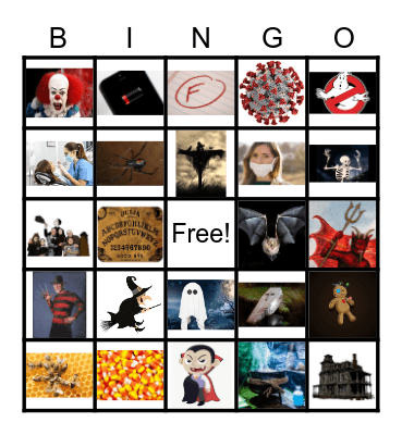Halloween Bingo Card