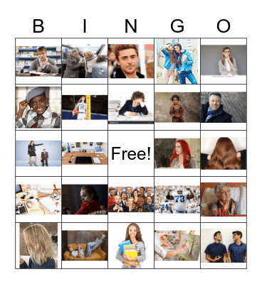 Avancemos 1, Unidad 1, Lección 2 Vocab Bingo Card