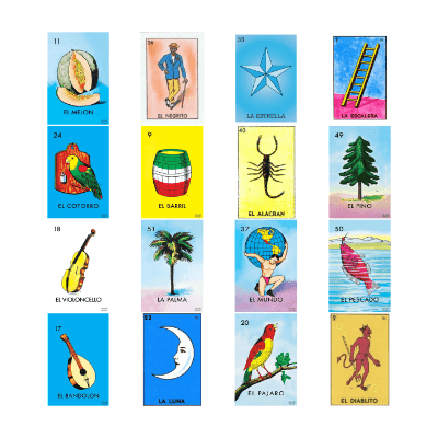 Loteria Bingo Card