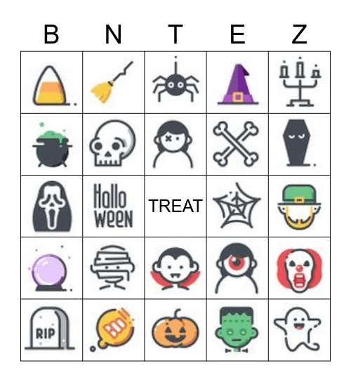 Halloween Bingo Card